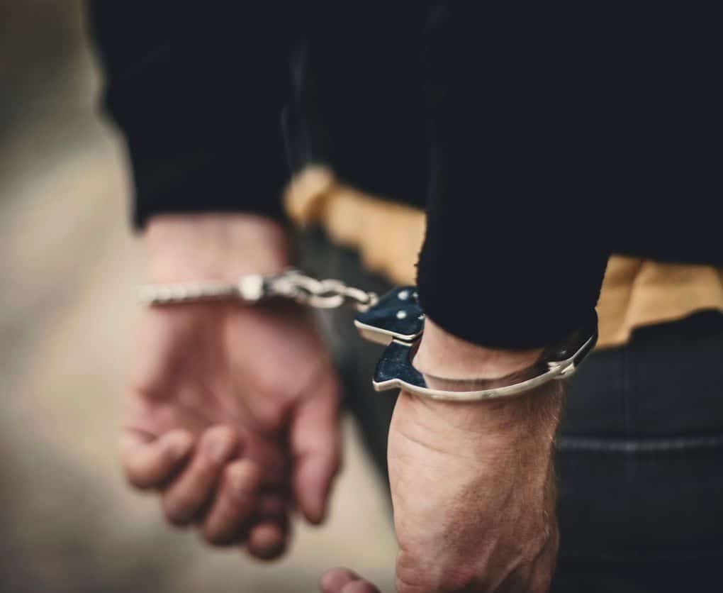 Pointing to the criminal
